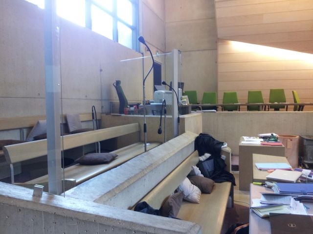 Procès Marina - le box des accusés