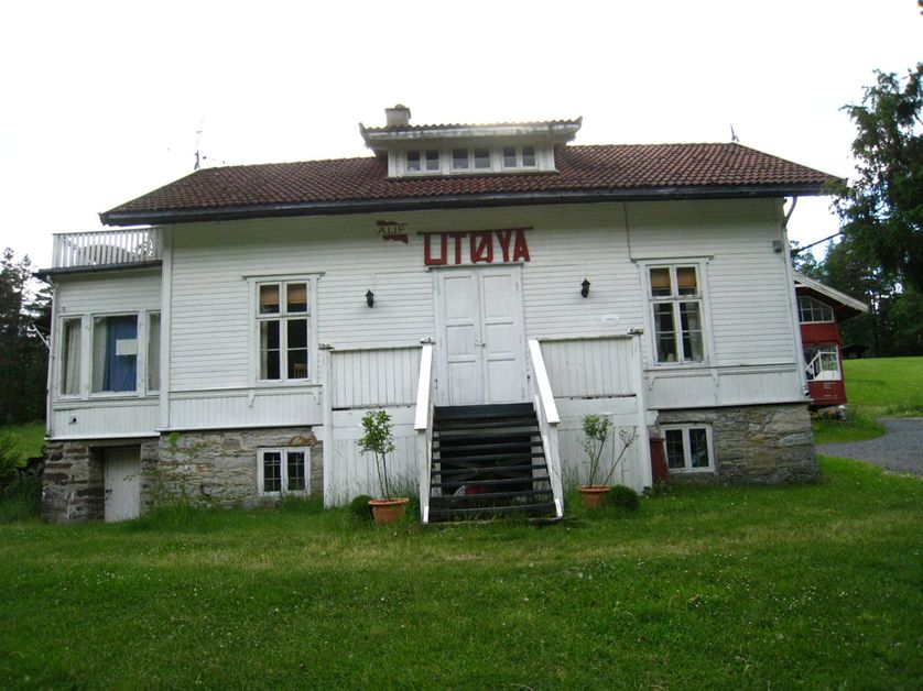 la maison d'accueil de l'île d'Utoya