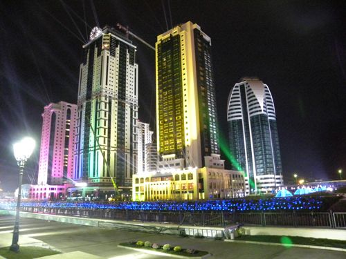 Grozny by night, 11 septembre 2011