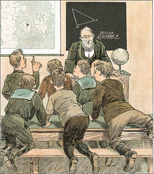 À l'école Væggelus en Fionie, Danemark