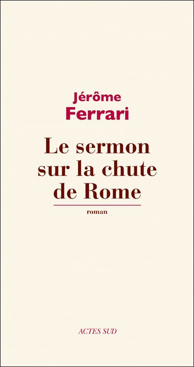 Le sermon sur la chute de Rome