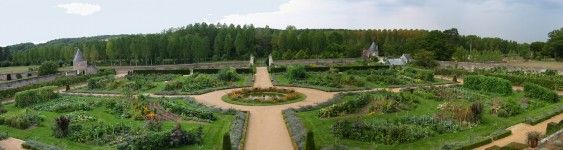 Le potager du jardin du château de Valmer
