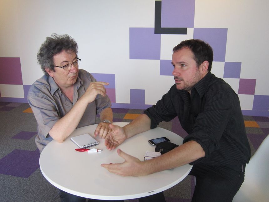 Silvain Gire et Thomas Baumgartner