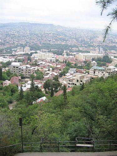 Tbilissi, capitale de la Géorgie, juin 2005