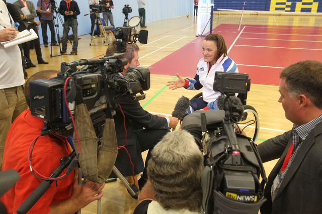 Martine Wright est l'une des vedettes britanniques de ces Jeux