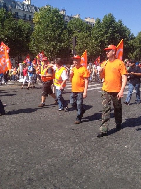 La manifestation du 25 juillet à Paris