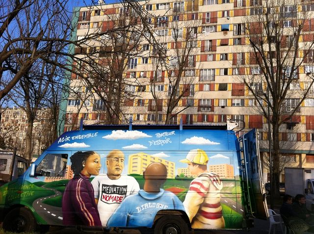 Le camion d'Agir ensemble