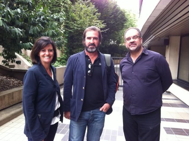 Christine Masson, Eric Cantona et Laurent Delmas