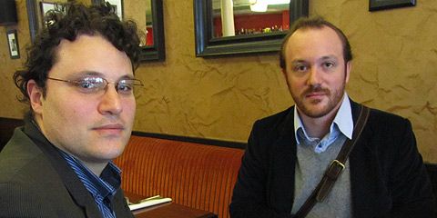 Lionel Maurel et Silvère Mercier, du collectif SavoirsCom1