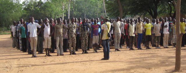 Le camp d'entraînement militaire