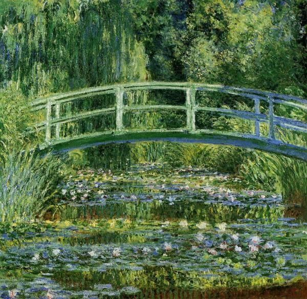 "Bassin aux Nymphéas. Harmonie verte" par Claude Monet, 1899.