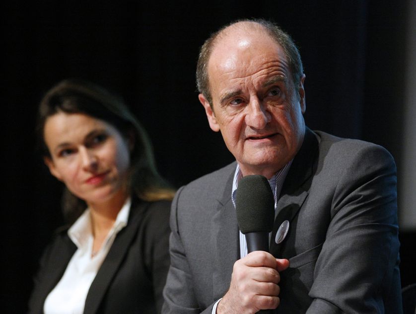 Aurélie Filippetti et Pierre Lescure à la présentation de la mission sur les contenus numériques et la politique culturelle