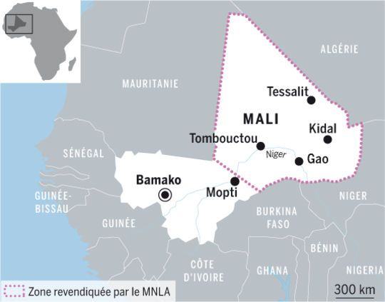 Carte du Mali
