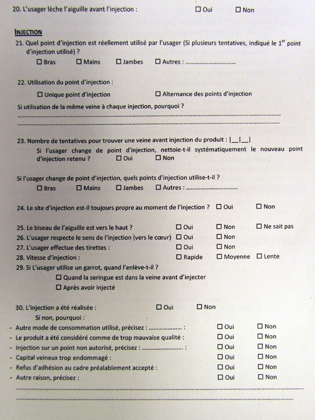 Questionnaire salle de shoot - Magazine de la rédaction