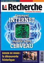 Le numéro de septembre de la revue La Recherche