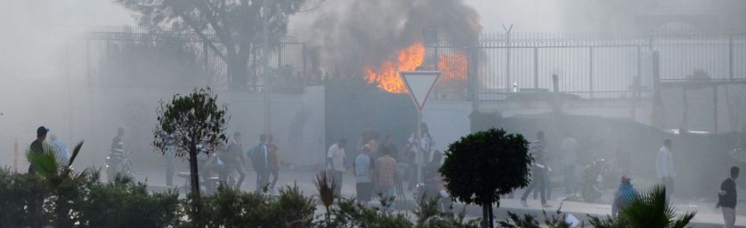Les manifestations à Tunis