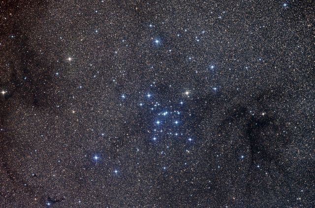 M7, l'un des groupes d'étoiles les plus visibles dans le ciel.
