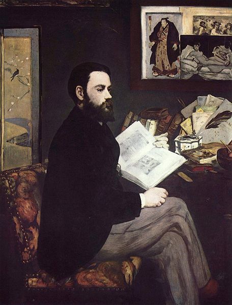 Emile Zola par Edouard Manet