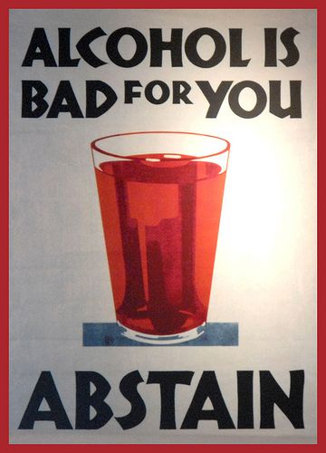Affiche contre alcoolisme