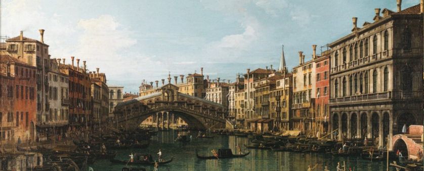Le grand Canal et le pont du Rialto vu du Sud