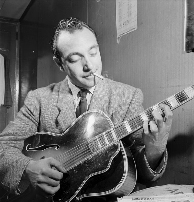 Django Reinhardt à l'Aquarium de New York en november 1946