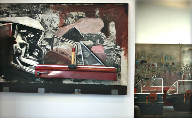 Wolf Vostell, 1975, Fandango, détail