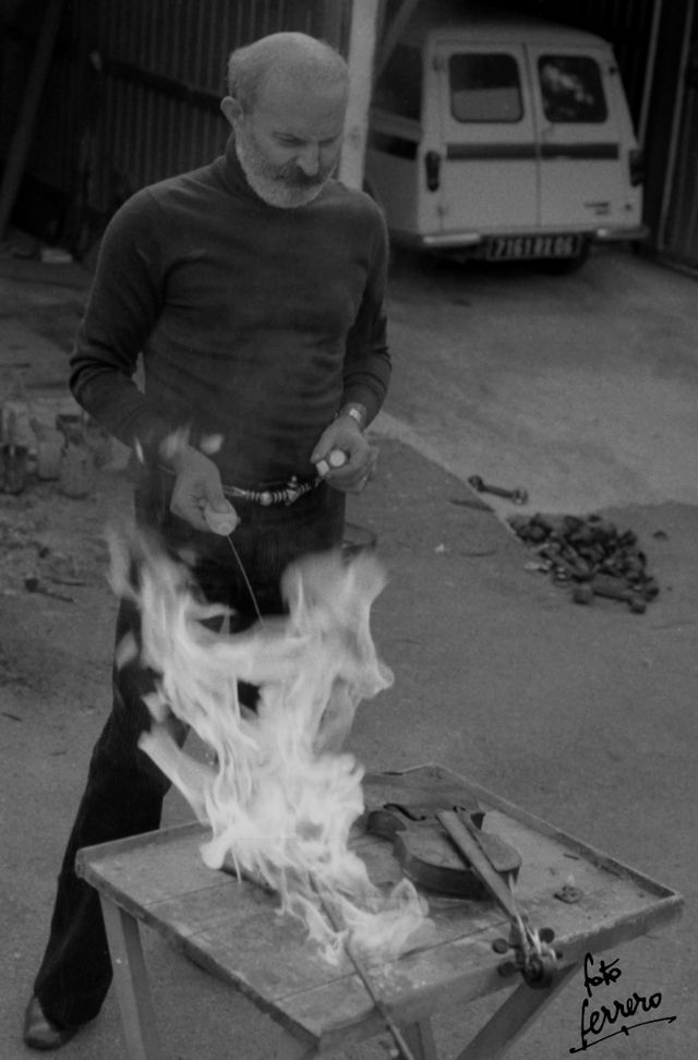 Arman au travail