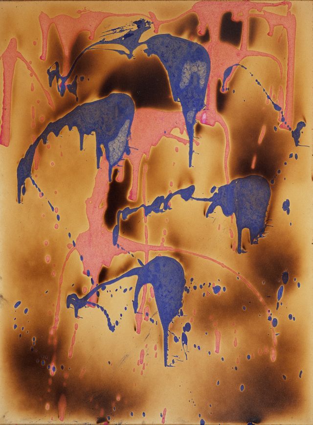 Yves Klein, Peinture de feu, 1961