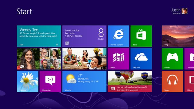 Le nouvel écran d'accueil de Windows 8