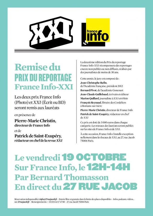 Prix France Info et XXI