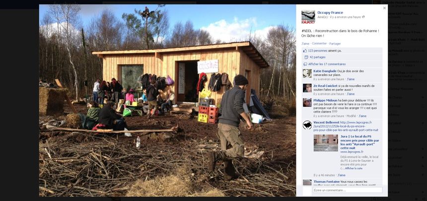 Reconstruction dans le bois de Rohanne