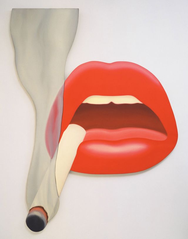 T. Wesselmann, Smoker No.1 (Mouth, 12), 1967