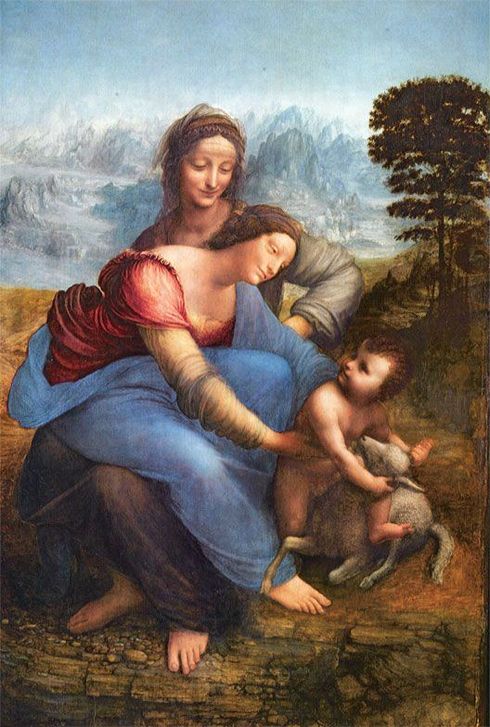 La Vierge à l'enfant avec Ste Anne