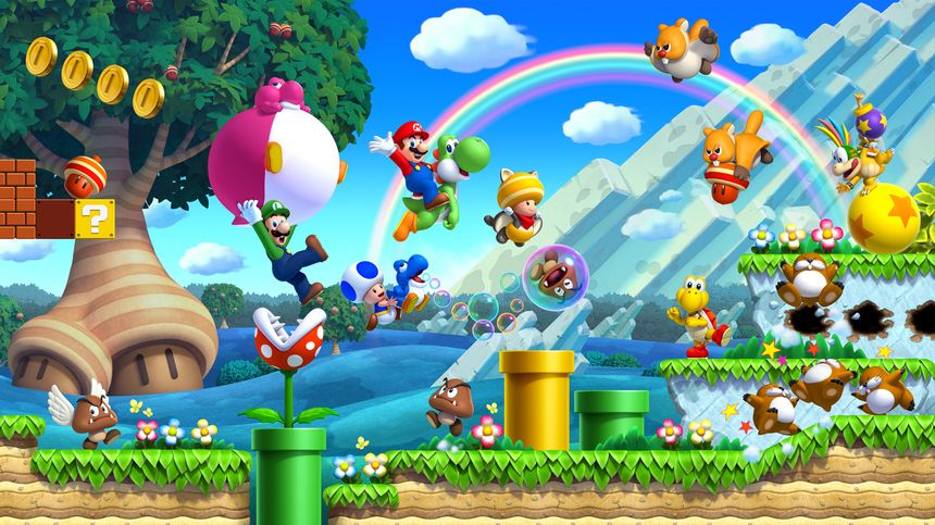 New Super Mario Bros. U un des titres du cataloge de la Wii U