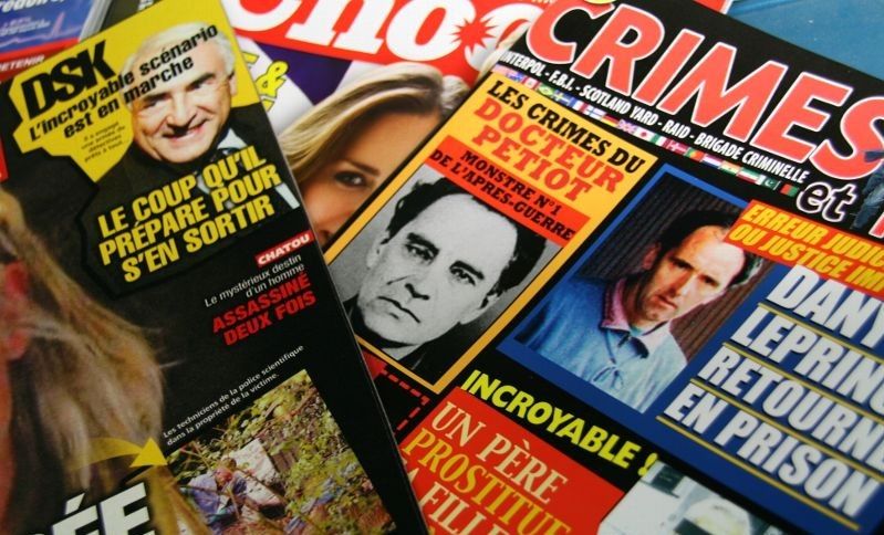 Médias, littérature et faits divers