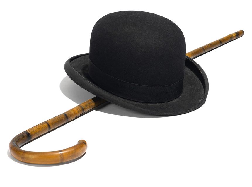 Le chapeau et la canne de Charlot