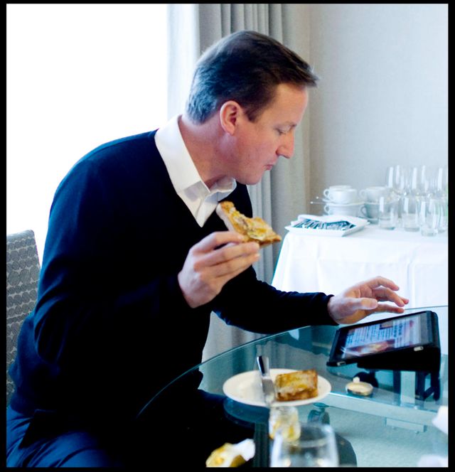 David Cameron est réputé accro à son iPad
