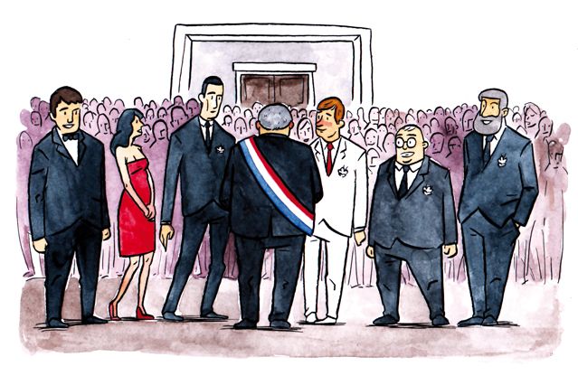 les premiers mariés de l'An 13