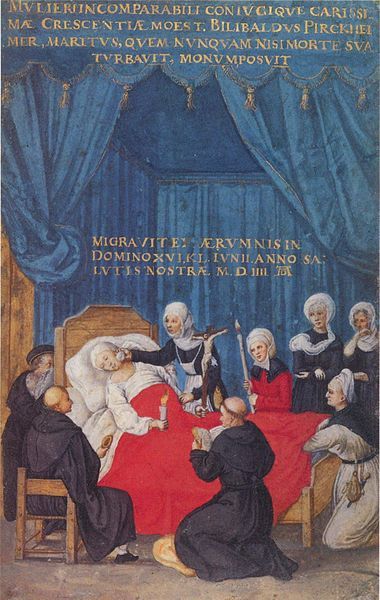Der Tod der Crescentia Pirckheimer
