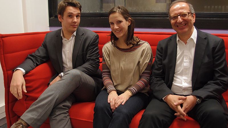 Lucas Morin, Marine Lamoureux et Sadek Beloucif