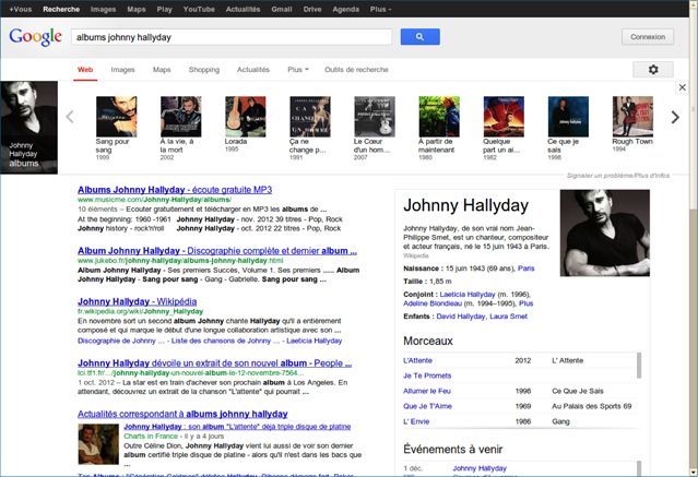 Google présente sa nouvelle fonction, le "Knowledge Graph"
