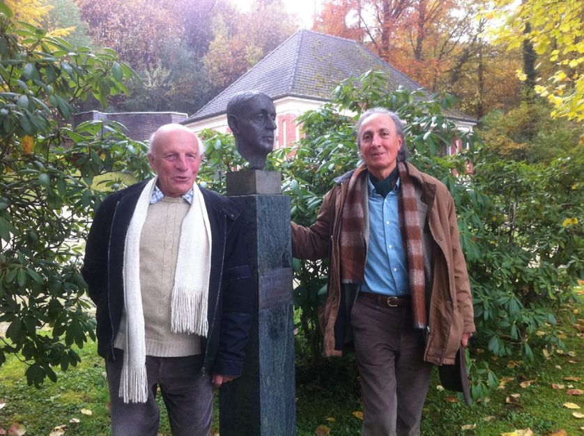 Pierre Cartier et Thibaut Damour, IHES, 2012