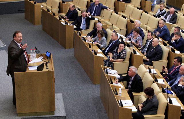 Débat à la Douma à Moscou