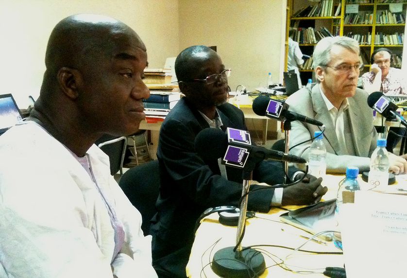Samuel Sidibe, Naffet Keita, et Christian Rouyer