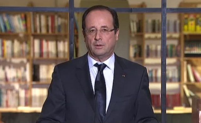 François Hollande sur France 2 le 6 décembre