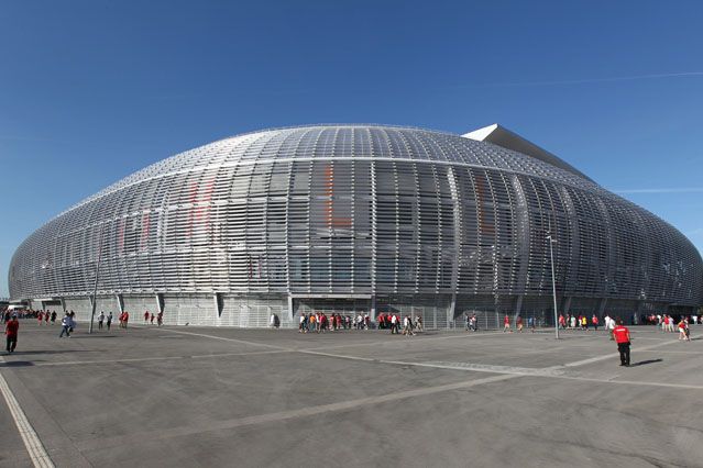 Le grand stade de Lille Métropole, construit pour l'Euro 2016