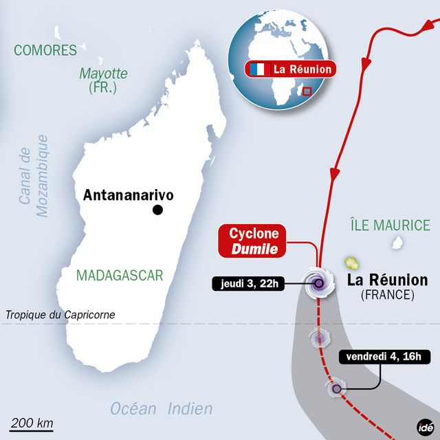 Cyclone Réunion 15h23