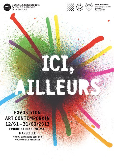 Affiche de l'exposition "Ici, Ailleurs"