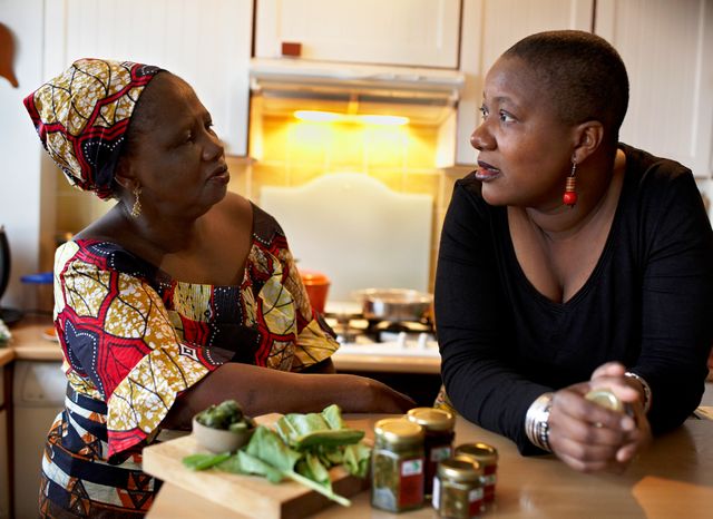 Lolita N'Sondé et sa maman