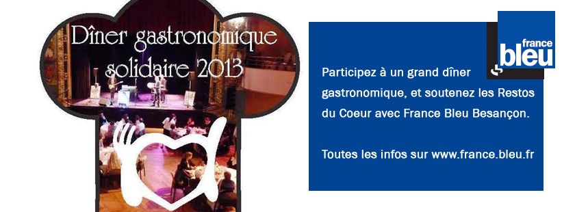 Dîner Gastronomique Solidaire 2013